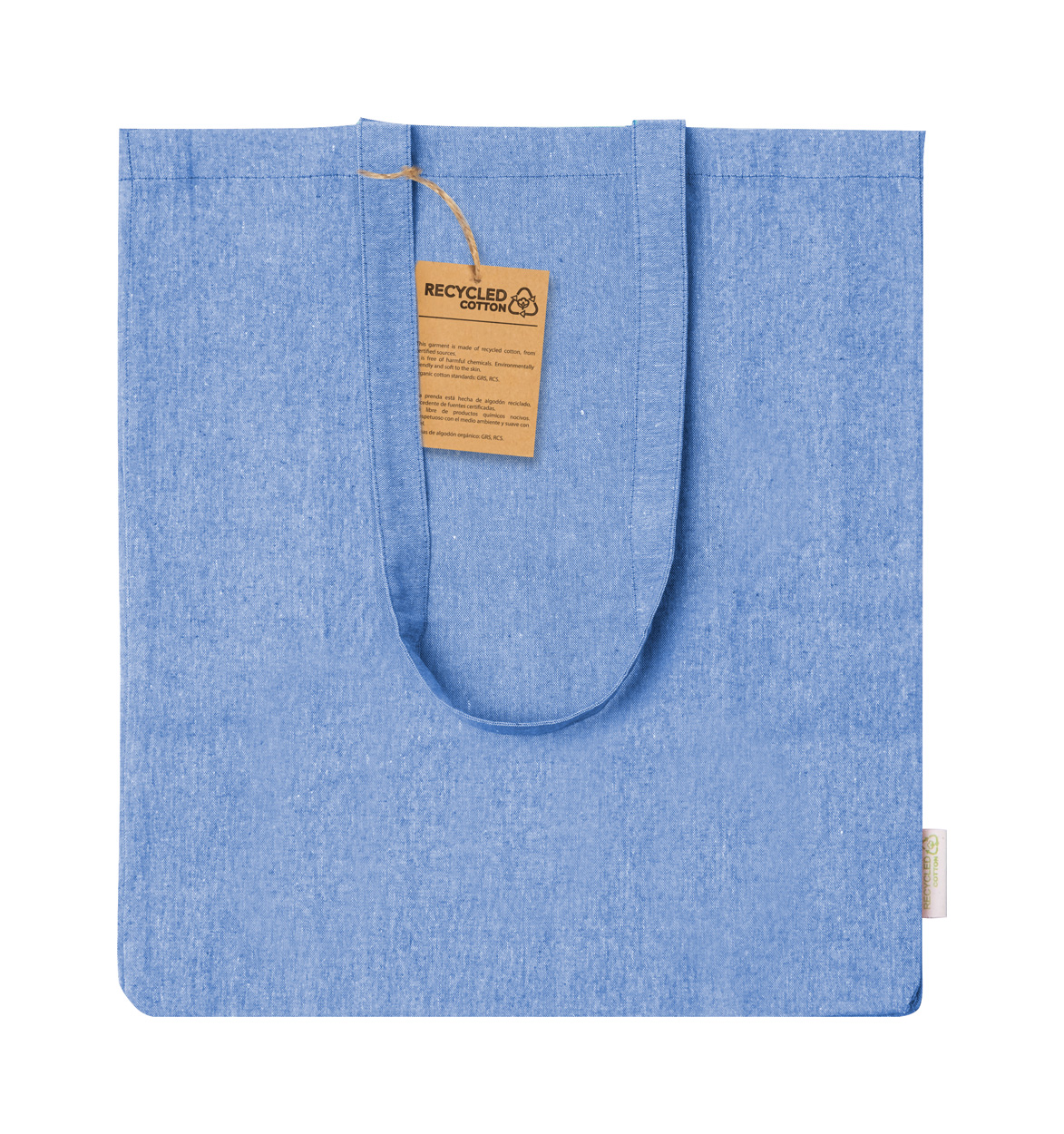 Bestla cotton shopping bag - blue