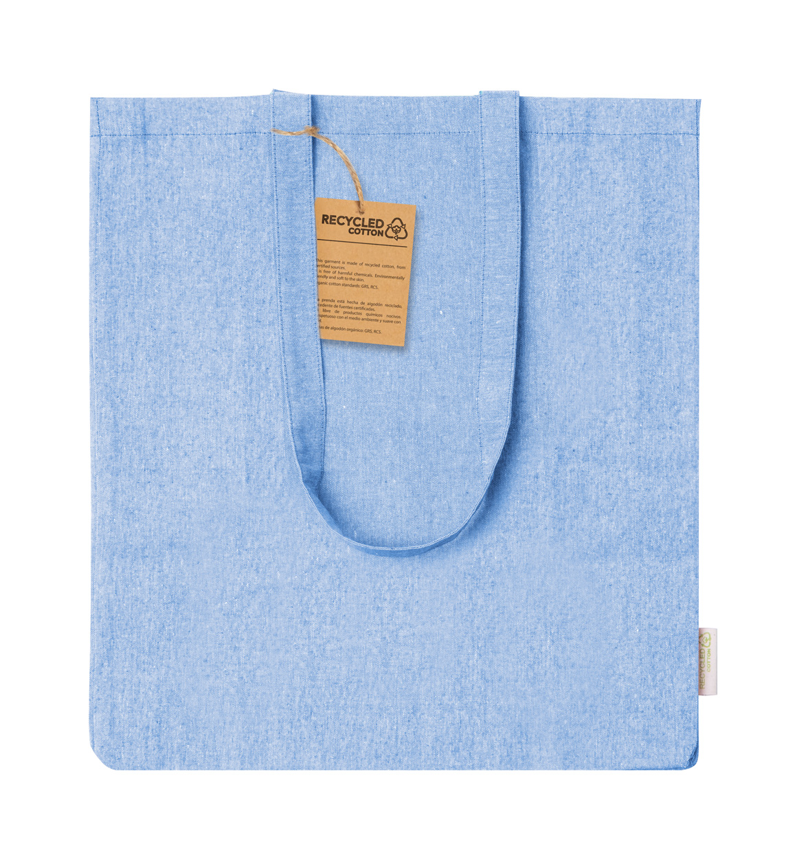 Bestla cotton shopping bag - baby blue