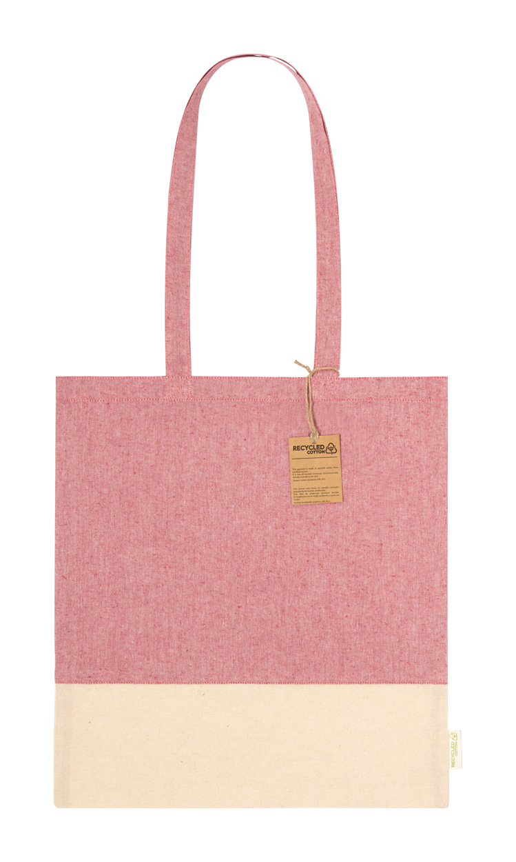 Skadi cotton shopping bag - red