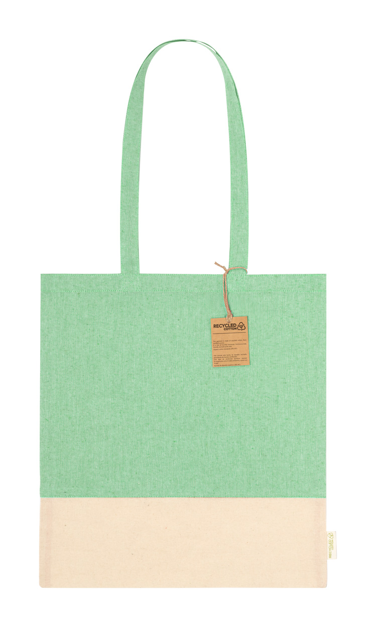 Skadi cotton shopping bag - green