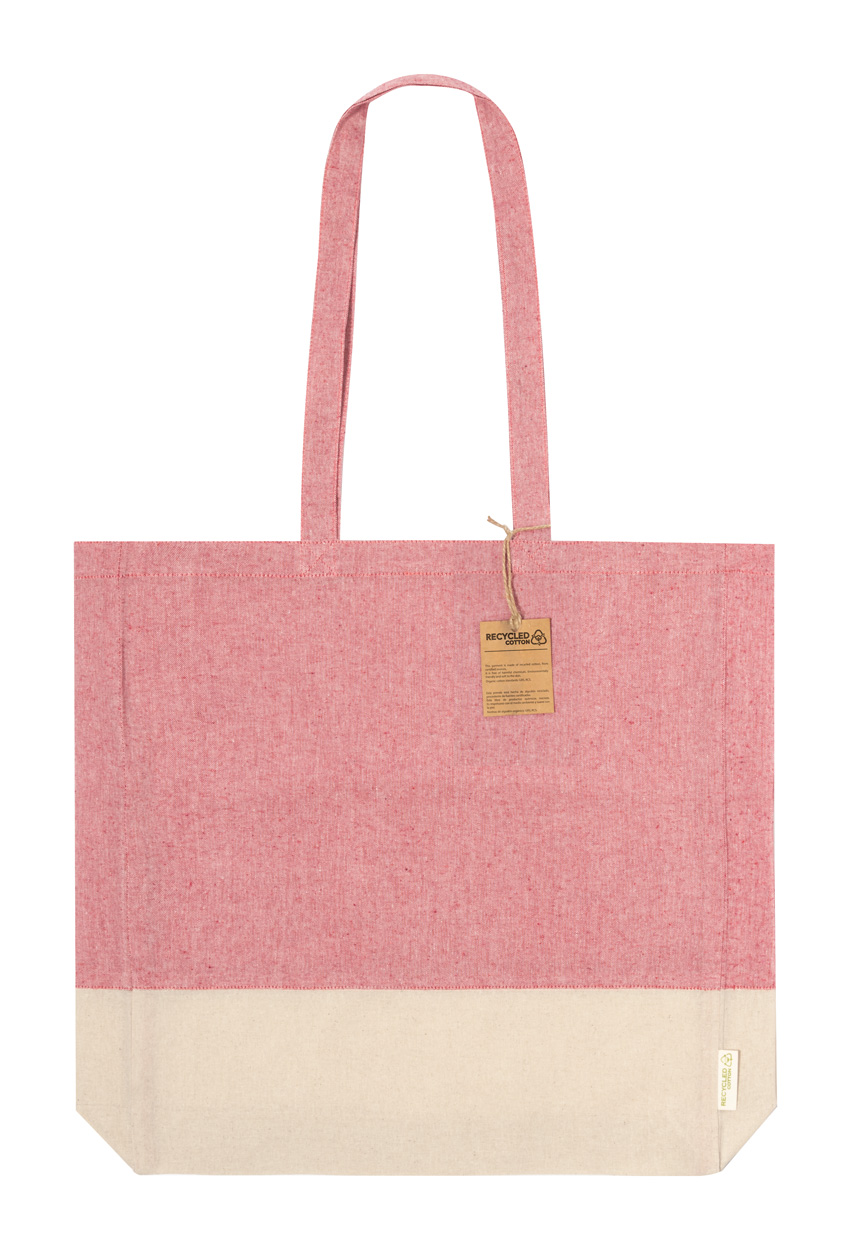 Kauna cotton shopping bag - red