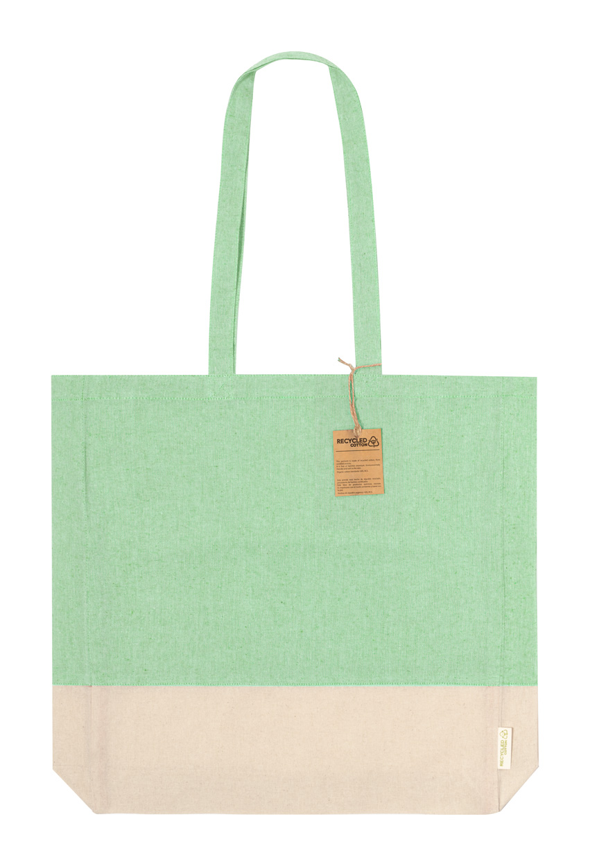 Kauna cotton shopping bag - green