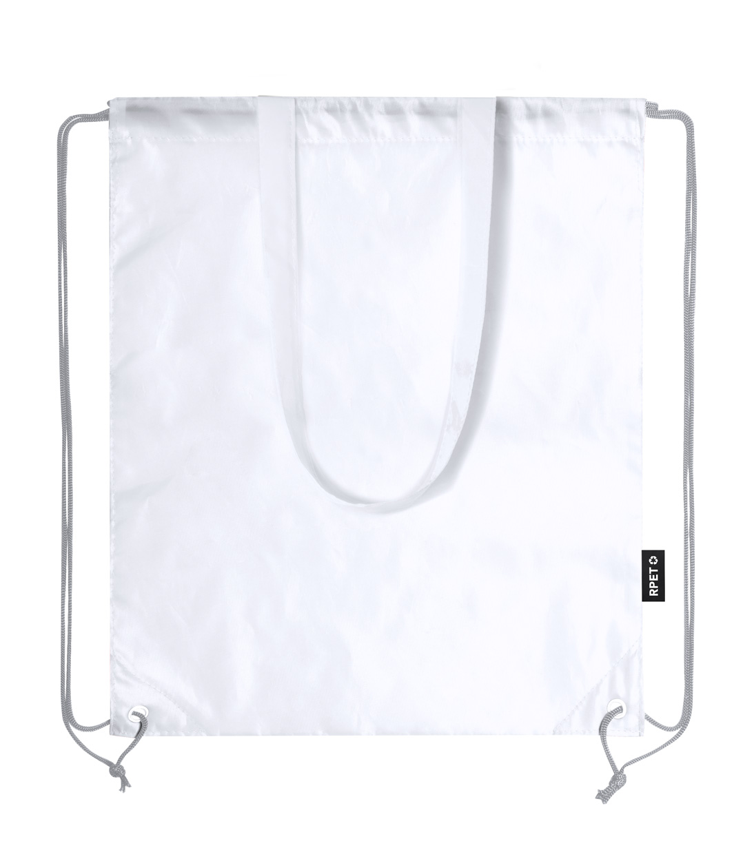 Falyan RPET drawstring bag - white