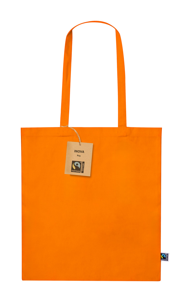Inova fairtrade nákupní taška - oranžová