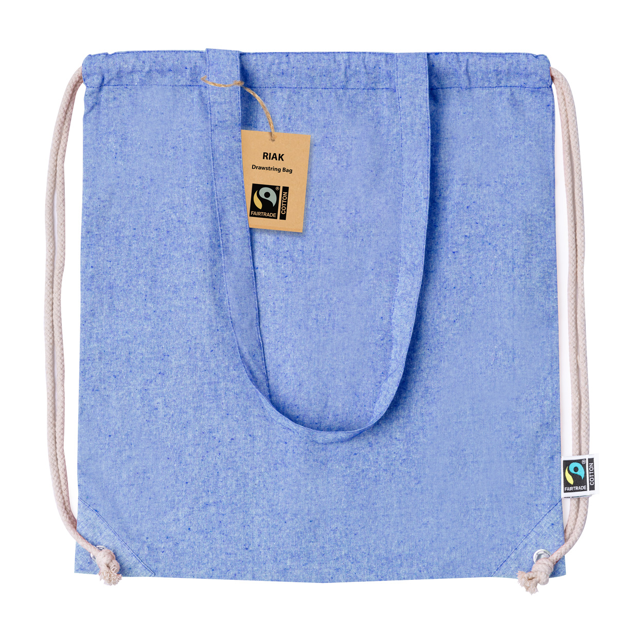 Riak fairtrade downloadable bag - blue