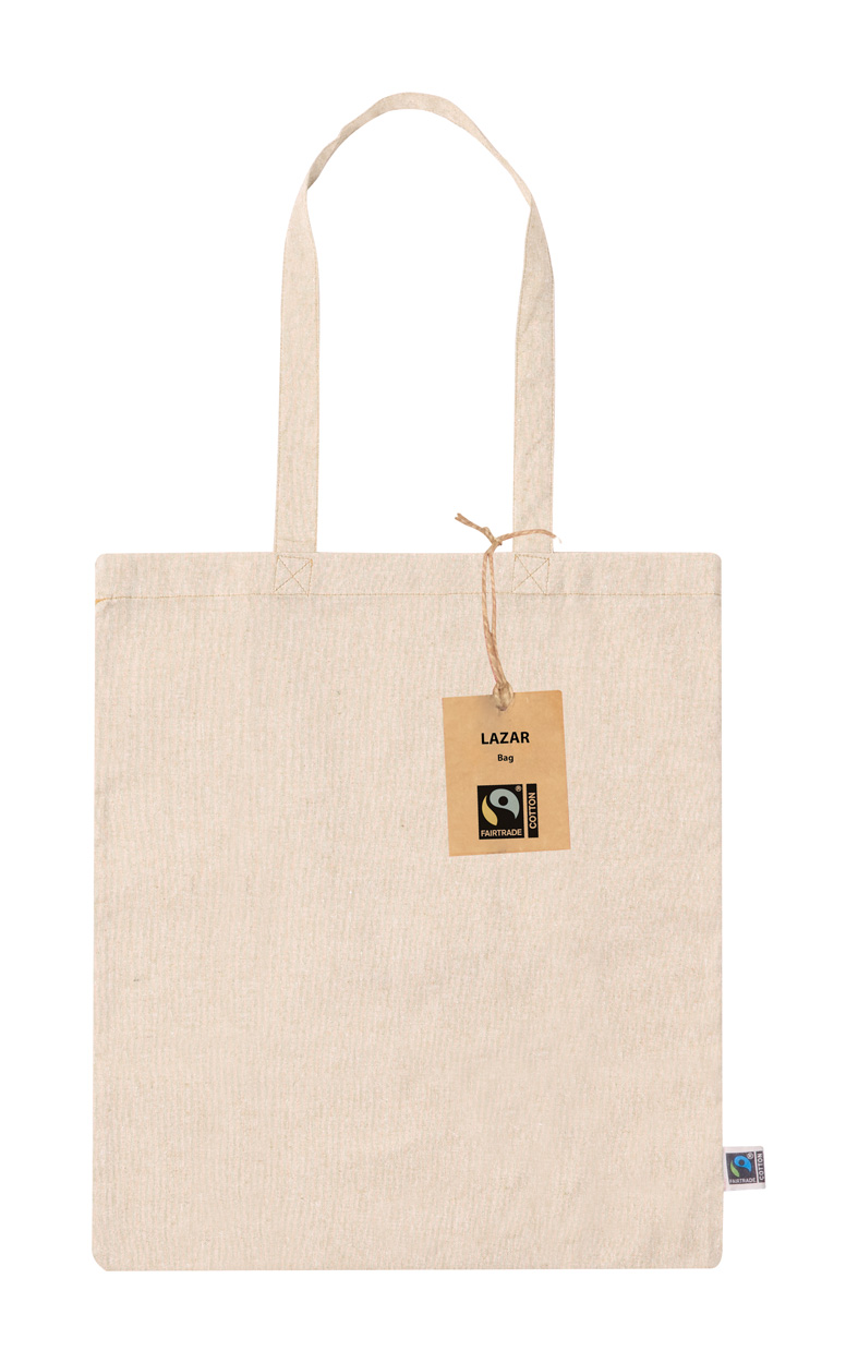 Lazar fairtrade shopping bag - beige