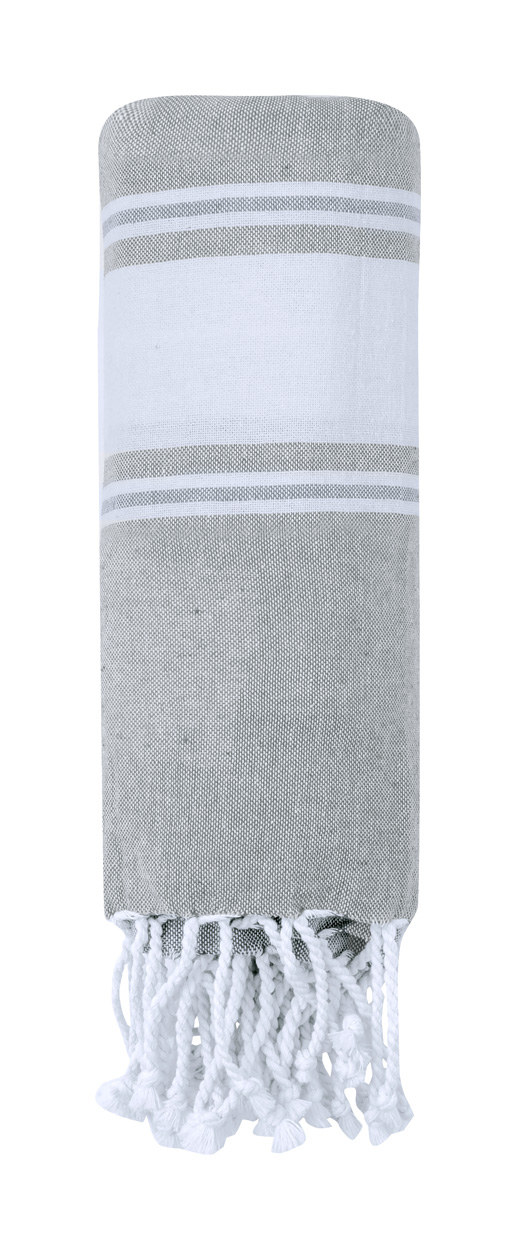 Donell beach towel - Grau