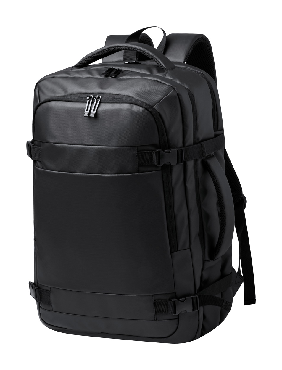 Tan backpack - black