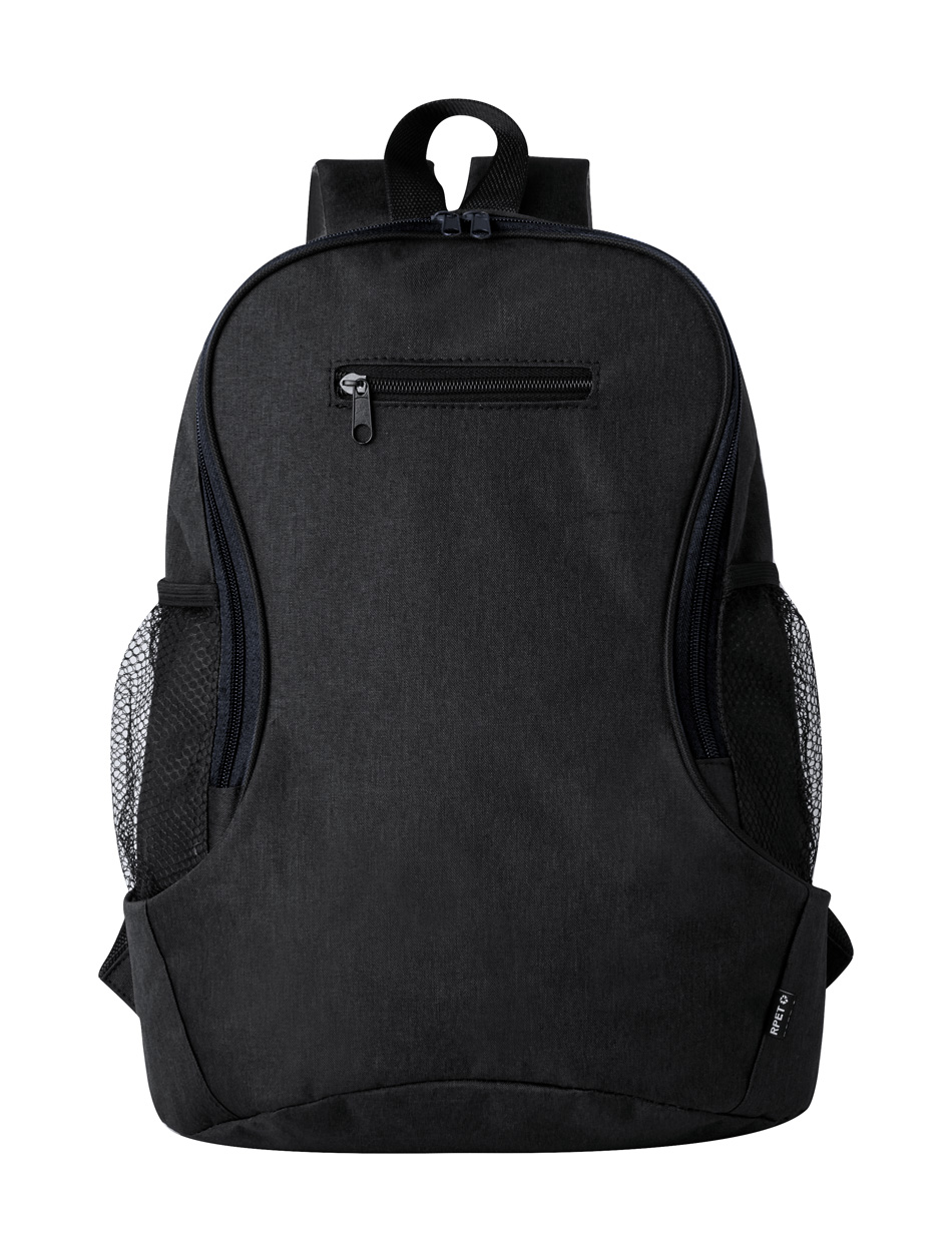 Sergli RPET backpack - schwarz