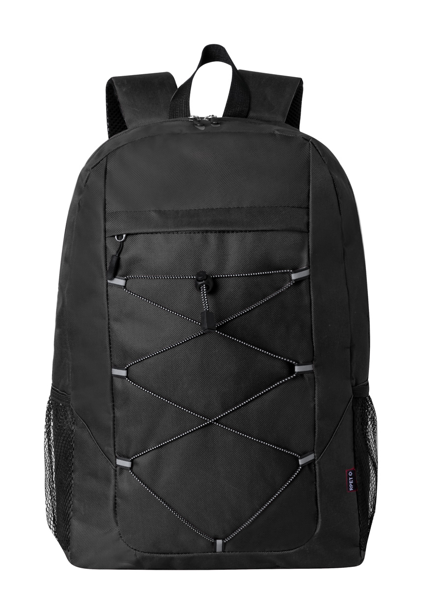 Manet RPET backpack - schwarz