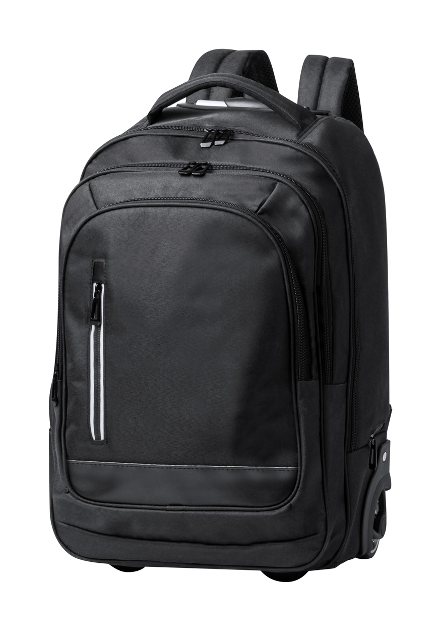 Dancan backpack on wheels - black