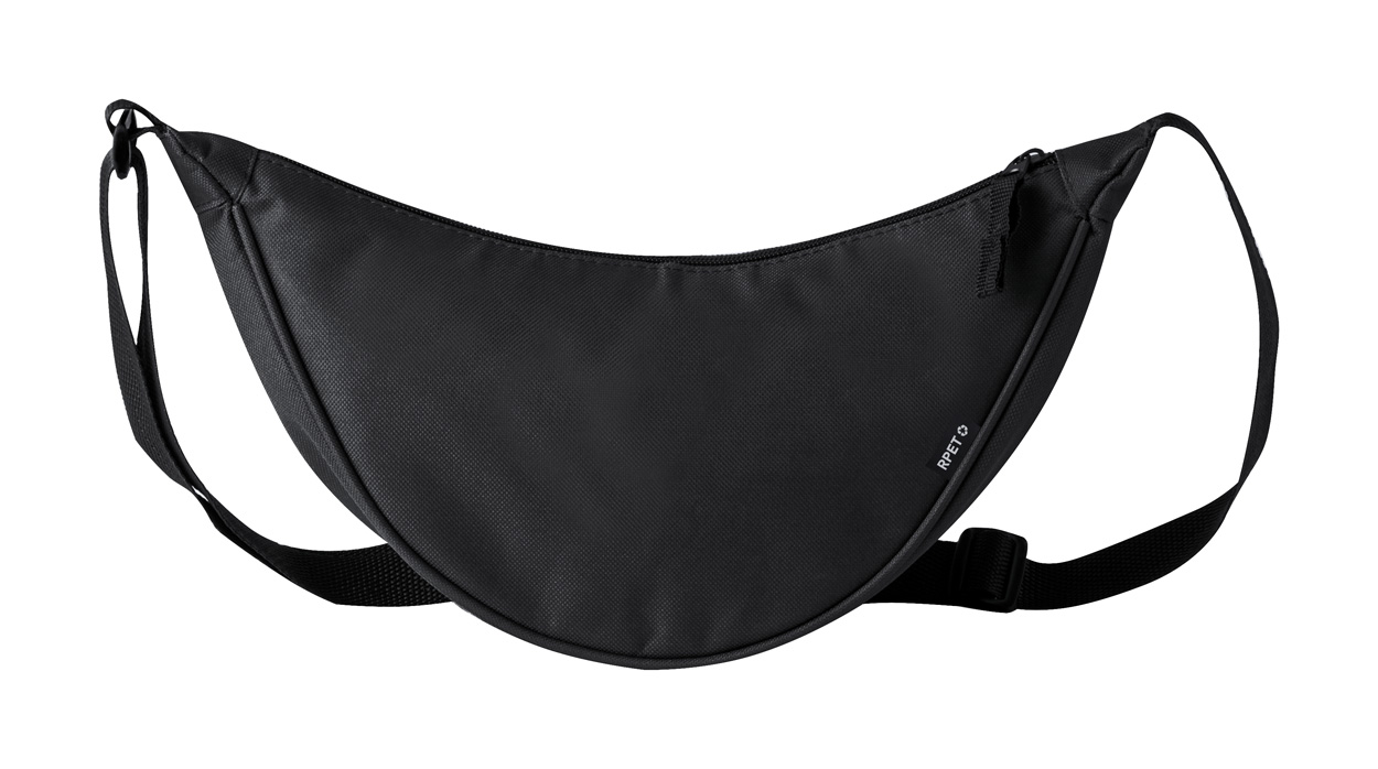 Stiva RPET crossbody waist bag - black