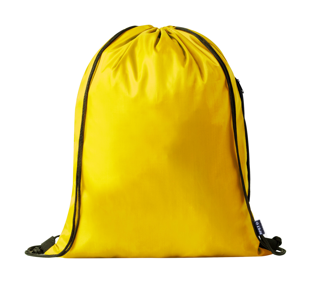 Hildan RPET drawstring bag - yellow