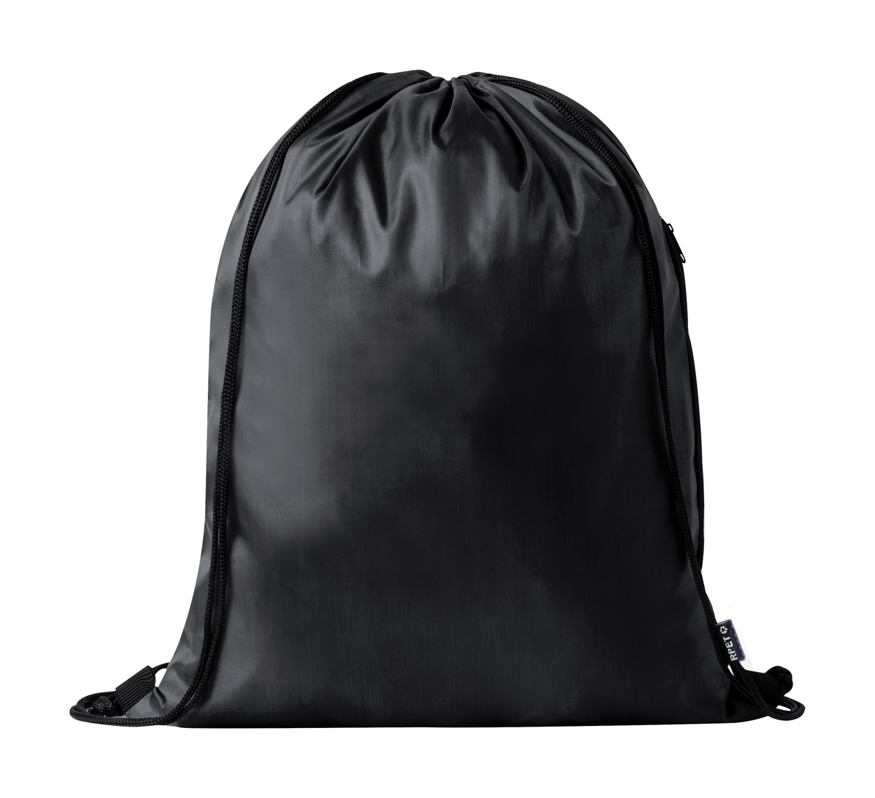 Hildan RPET drawstring bag - black