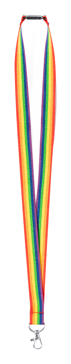 Mapik rainbow lanyard - multicolor
