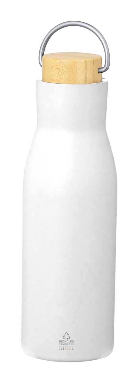 Prismix insulated bottle - white