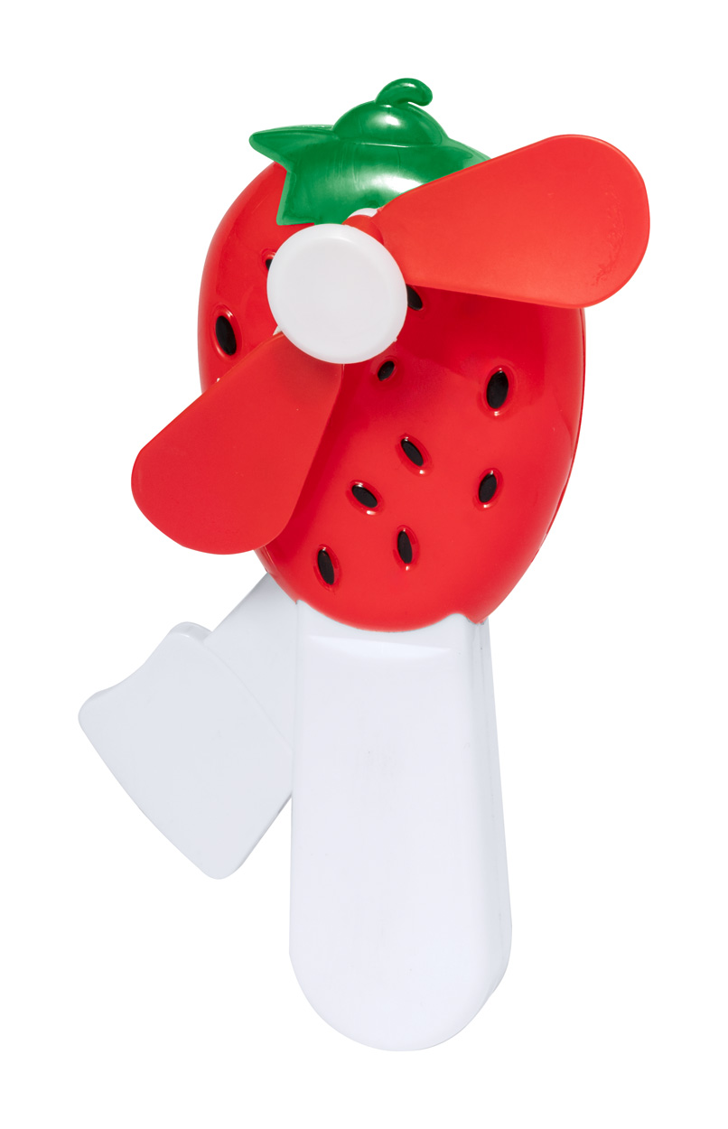 Manhattan hand fan, strawberry - multicolor