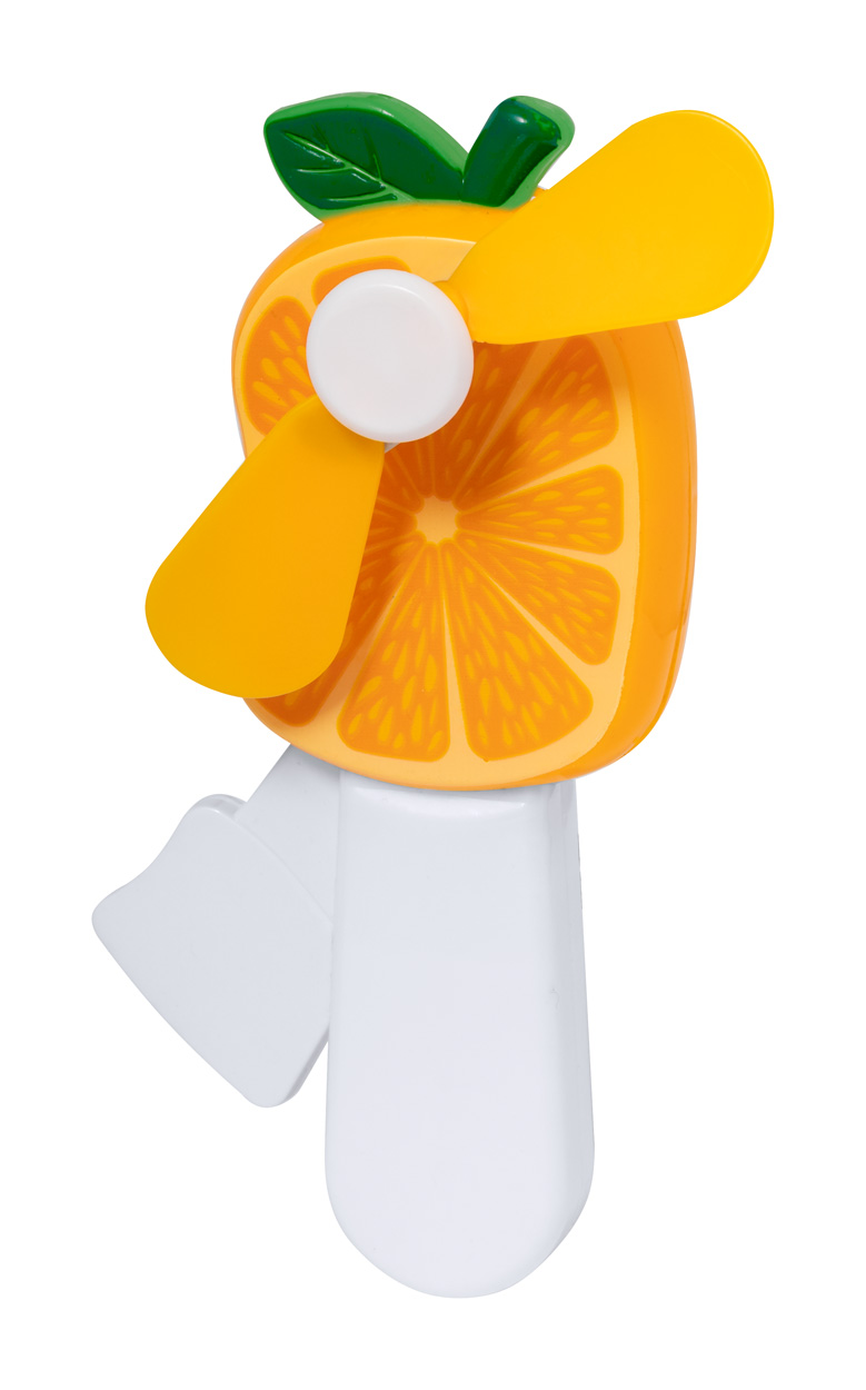 Manhattan hand fan, orange - multicolor