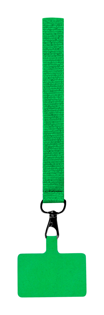 Belaya mobile phone holder with strap - green