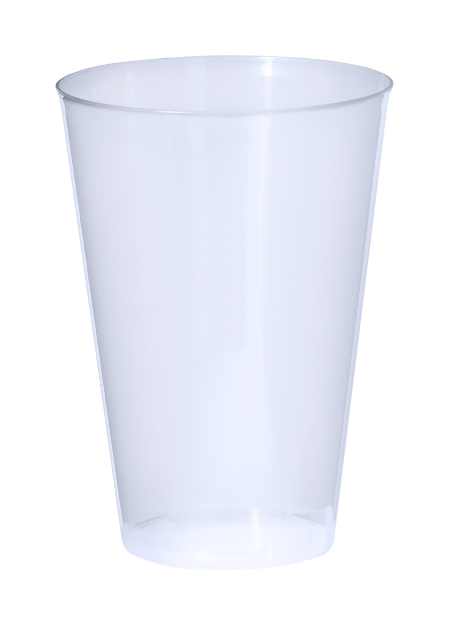 Cuvak reusable cup for events - white