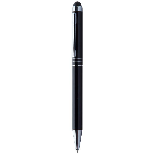 Nisha - Touchpen mit Kugelschreiber  - schwarz