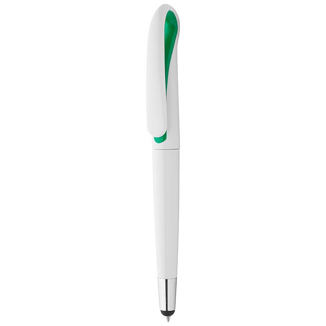 Touchpen mit Kugelschreiber  - Grün