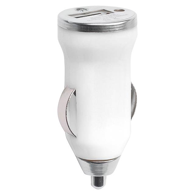 USB Car Charger - white