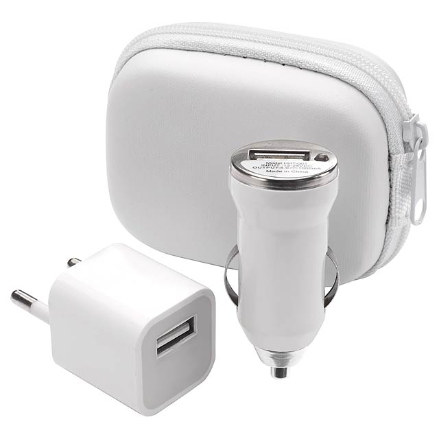 USB charger - white