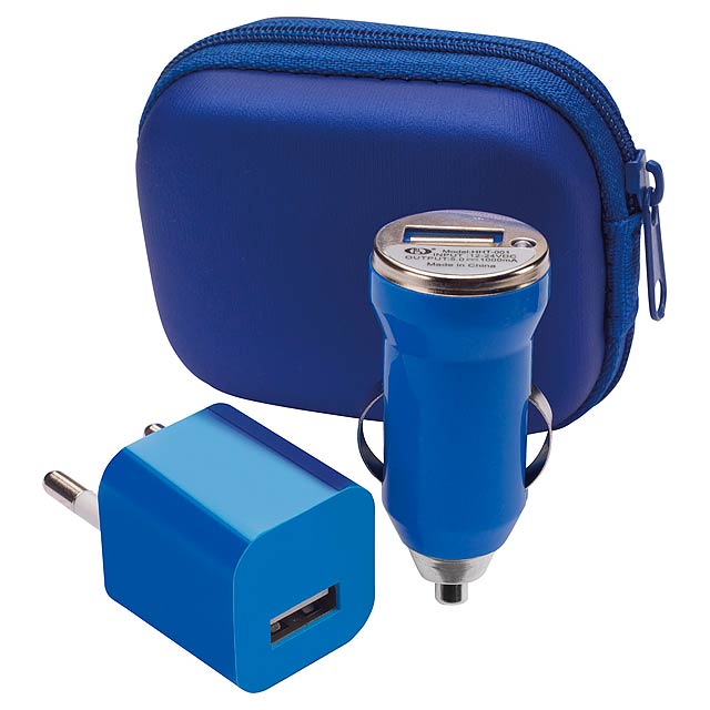 USB charger - blue