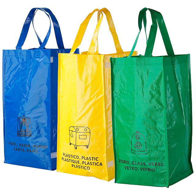 Taschen für Recycling - Gelb