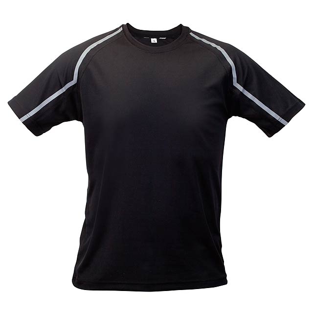 Fleser T-Shirt - schwarz
