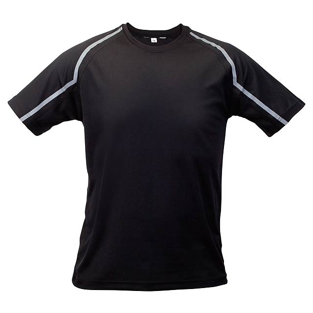 Fleser T-Shirt - schwarz