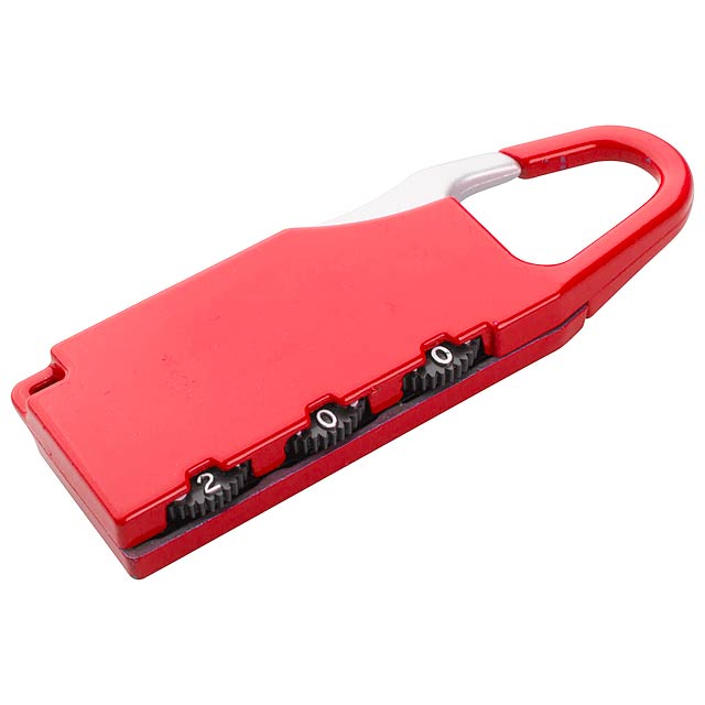 Lock Luggage - red