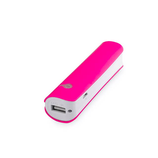 Hicer USB power bank - fuchsiová (tm. ružová)