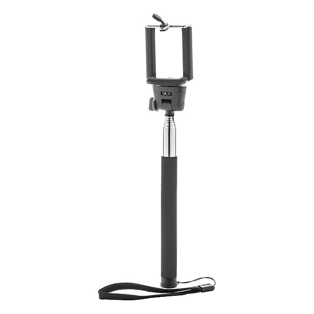 Self teleskopická tyč na selfie foto - čierna
