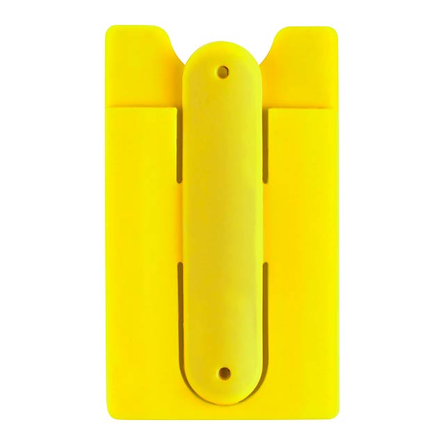 Card Holder Mobile Holder - yellow