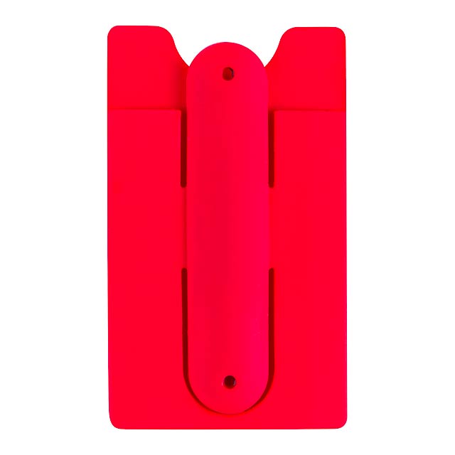 Card Holder Mobile Holder - red