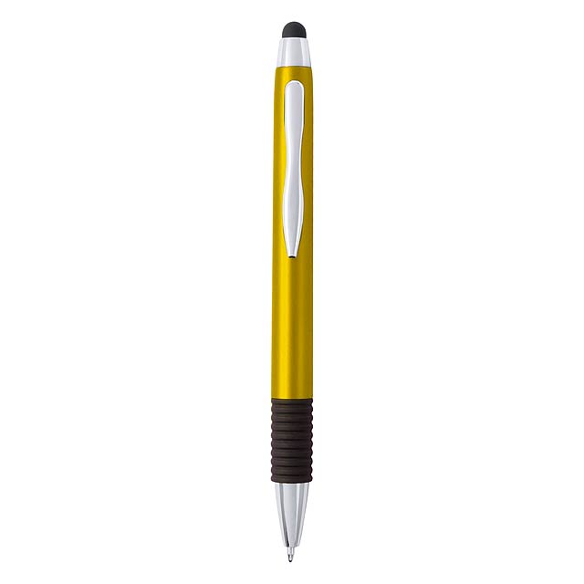 Stek dotykové kuličkové pero - žltá