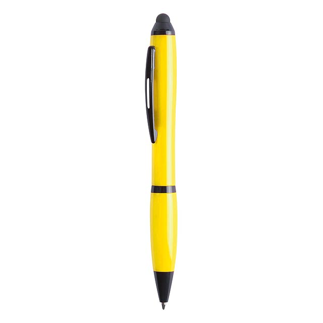 Lombys dotykové kuličkové pero - žlutá