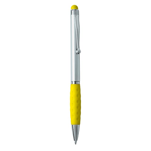 Sagursilver dotykové kuličkové pero - žltá
