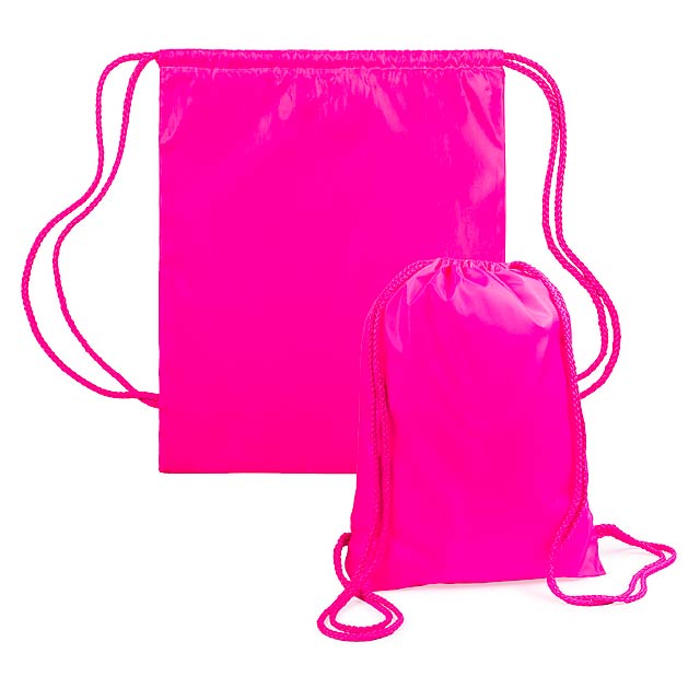 Sibert drawstring bag - pink