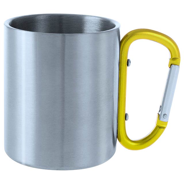 Metal Mug - yellow