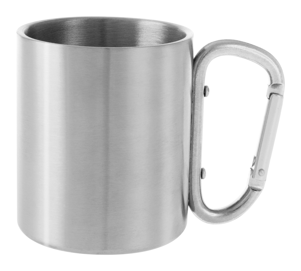 Bastic stainless steel mug - silver