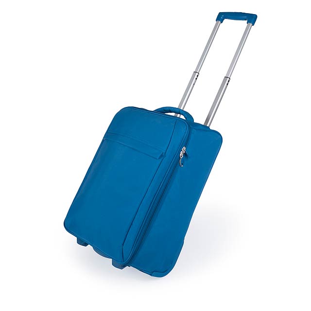 Dunant skládací kufr na kolečkách - modrá