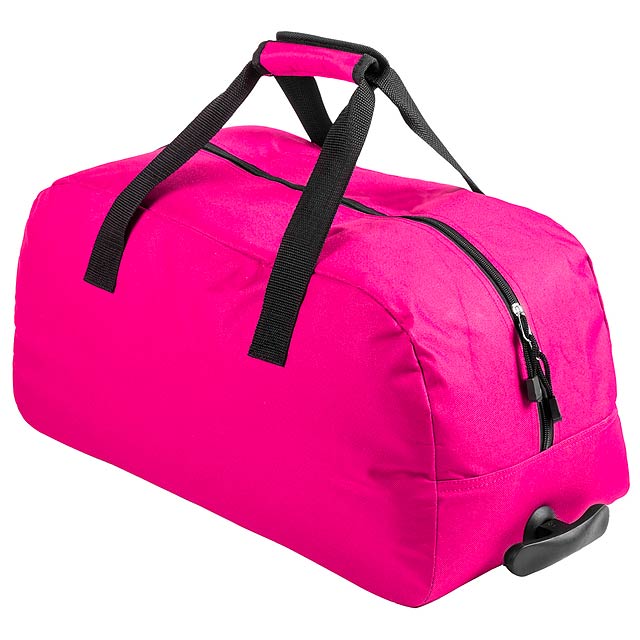 Bertox sportovní taška na kolečkách - fuchsiová (tm. ružová)
