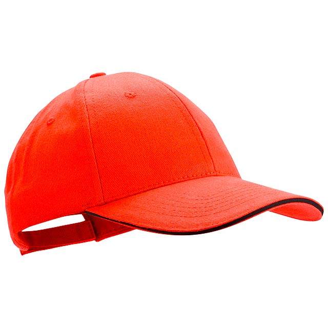 Rubec basebalová čepice - oranžová
