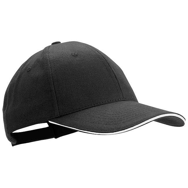 Rubec basebalová čepice - čierna