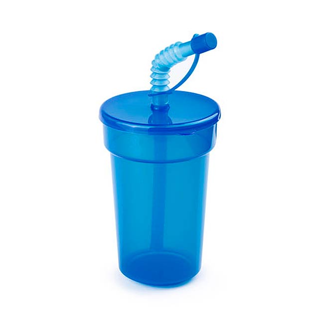 Fraguen uzavíratelný plastový pohárek - modrá
