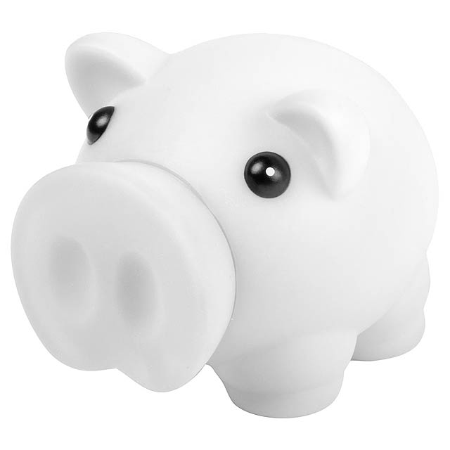 Piggy Bank - white