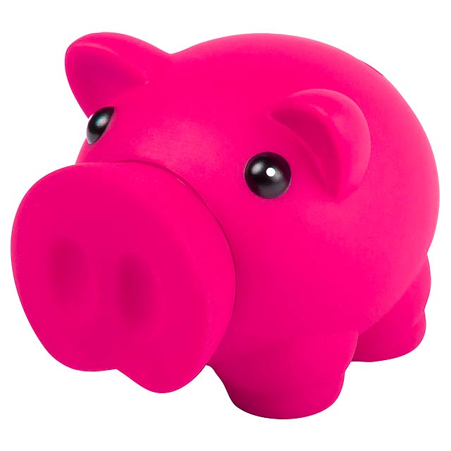 Piggy Bank - fuchsia